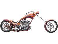 Copper Custom Motorcycle