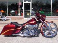 RedStreetGlide1 Custom Bagger