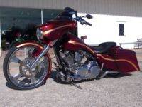 RedStreetGlide6 Custom Bagger