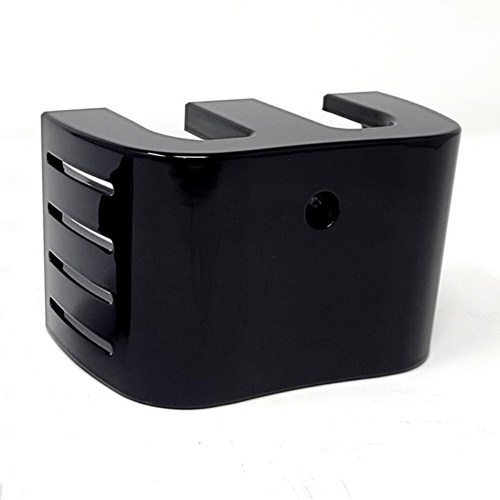 Coil Cover, Smooth, Black