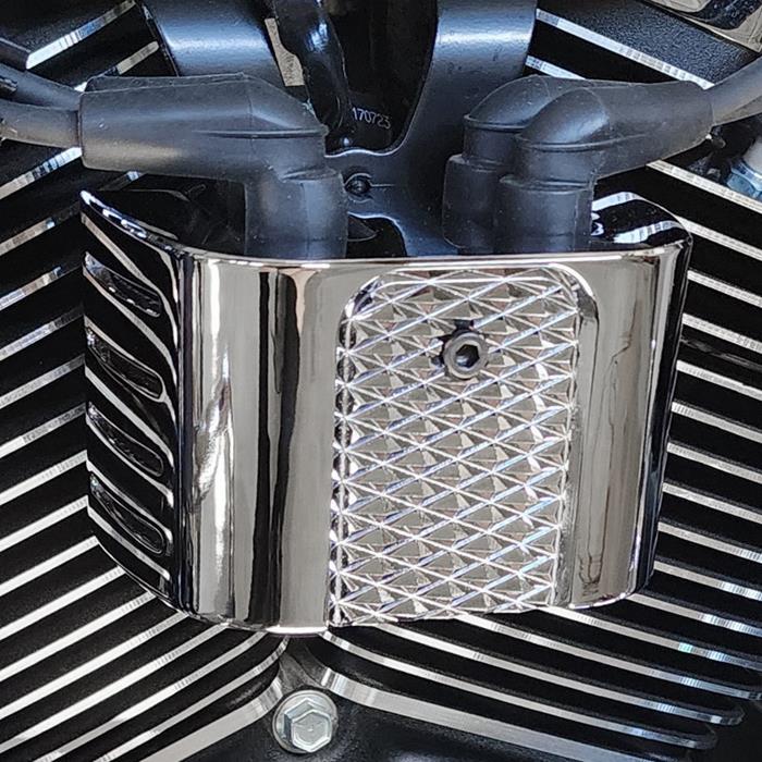 Coil Cover, Diamondback, Chrome