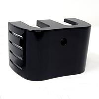 Coil Cover, Smooth, Black